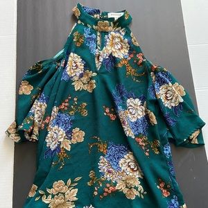 SOLD! Off the shoulder high neck top